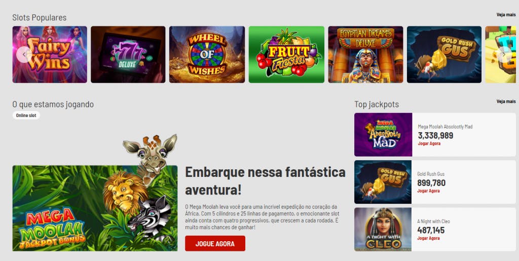 Slots menos apostados pelos jogadores